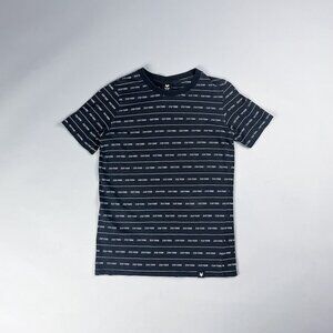 Vintage Graphic T-Shirt | Y2K Black and White Monogram Logo Zoo York Tshirt